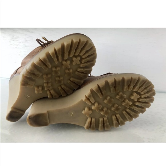 TORY BURCH ‼️ heeled lace-up booties worn once 😁 - Picture 7 of 8